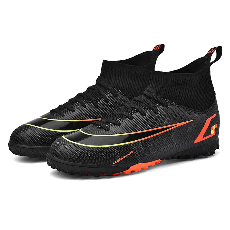 Kids’ Indoor/Artificial Turf Football Boots – Sock-Fit Junior Trainers