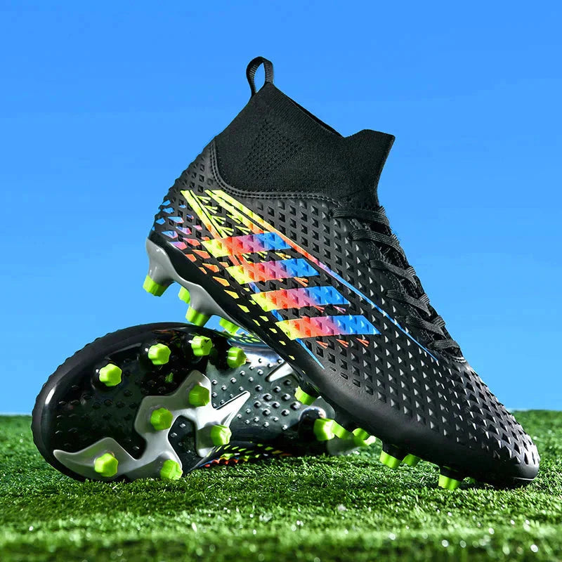 Professional High-Top Football Boots – Firm Ground Grip