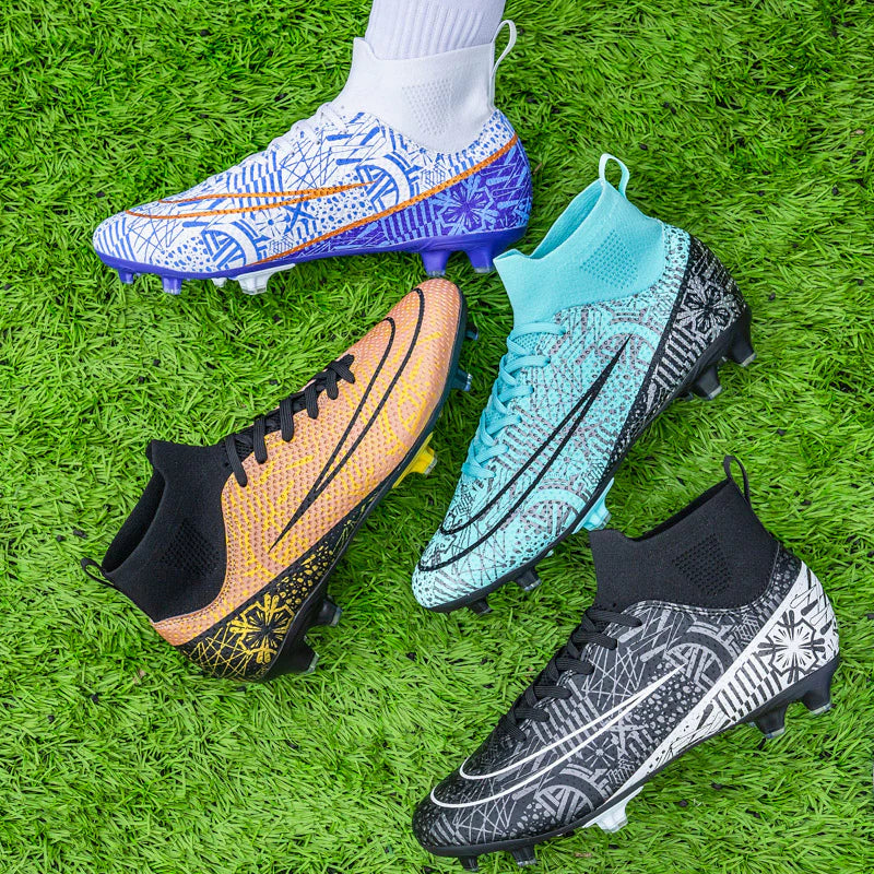 Pro Football Boots Set – Boots, Socks & Shin Pads